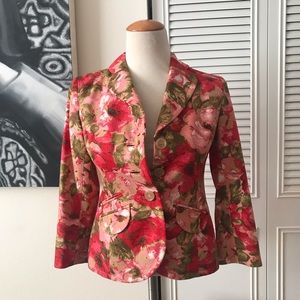 Ann Taylor Petite Floral Blazer, size 2